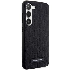 Karl Lagerfeld Kryt Karl Lagerfeld KLHCS24MSAKLHPK Samsung Galaxy S24+ Plus hardcase Saffiano Mono Metal Logo black