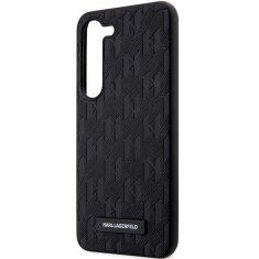 Karl Lagerfeld Kryt Karl Lagerfeld KLHCS24MSAKLHPK Samsung Galaxy S24+ Plus hardcase Saffiano Mono Metal Logo black