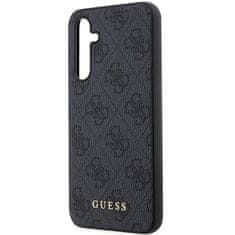 Guess Kryt Guess GUHCS23FEG4GFGR Samsung Galaxy S23 FE hardcase 4G Metal Gold Logo grey