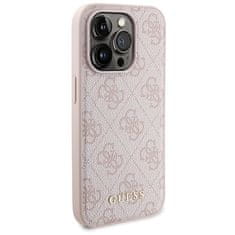 Guess Kryt Guess GUBPM5P14L4GEMGP Apple iPhone 14 Pro hardcase + Powerbank 5000mAh MagSafe 4G Metal Logo pink