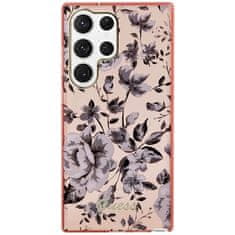 Guess Kryt Guess GUHCS23LHCFWSP Samsung Galaxy S23 Ultra pink hardcase Flower Collection