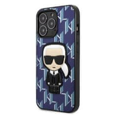 Karl Lagerfeld Kryt Karl Lagerfeld KLHCP13XPMNIKBL Apple iPhone 13 Pro Max hardcase blue Monogram Ikonik Patch