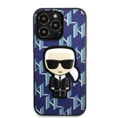 Karl Lagerfeld Kryt Karl Lagerfeld KLHCP13XPMNIKBL Apple iPhone 13 Pro Max hardcase blue Monogram Ikonik Patch