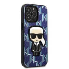 Karl Lagerfeld Kryt Karl Lagerfeld KLHCP13XPMNIKBL Apple iPhone 13 Pro Max hardcase blue Monogram Ikonik Patch