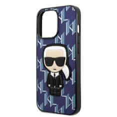 Karl Lagerfeld Kryt Karl Lagerfeld KLHCP13XPMNIKBL Apple iPhone 13 Pro Max hardcase blue Monogram Ikonik Patch