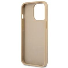 Guess Kryt Guess GUHCP14XPSATLE Apple iPhone 14 Pro Max beżowy/beige hardcase SaffianoTriangle Logo