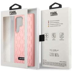 Karl Lagerfeld Kryt Karl Lagerfeld KLHCS23LRUPKLPP Samsung Galaxy S23 Ultra hardcase pink 3D Monogram