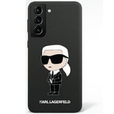 Karl Lagerfeld Kryt Karl Lagerfeld KLHCS23SSNIKBCK Samsung Galaxy S23 hardcase black Silicone Ikonik