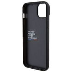 MobilPouzdra.cz Kryt BMW BMHCP15M22PTDK Apple iPhone 15 Plus / 14 Plus Leather Stamp Tricolor black