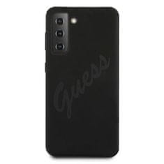 Guess Kryt Guess GUHCS21MLSVSBK Samsung Galaxy S21+ Plus black hardcase Script Vintage