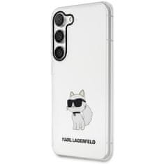 Karl Lagerfeld Kryt Karl Lagerfeld KLHCS23SHNCHTCT Samsung Galaxy S23 transparent hardcase Ikonik Choupette