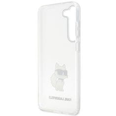 Karl Lagerfeld Kryt Karl Lagerfeld KLHCS23SHNCHTCT Samsung Galaxy S23 transparent hardcase Ikonik Choupette