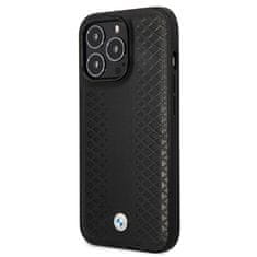 MobilPouzdra.cz Kryt BMW BMHCP14L22RFGK Apple iPhone 14 Pro Leather Diamond Pattern black