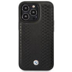 MobilPouzdra.cz Kryt BMW BMHCP14L22RFGK Apple iPhone 14 Pro Leather Diamond Pattern black