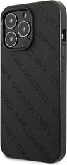 Karl Lagerfeld Kryt Karl Lagerfeld KLHCP13XPTLK Apple iPhone 13 Pro Max hardcase black Perforated Allover