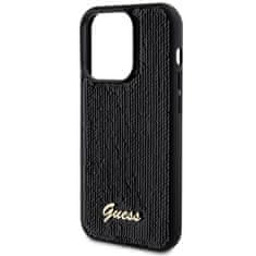 Guess Kryt Guess GUHCP13LPSFDGSK Apple iPhone 13 / 13 Pro hardcase Sequin Script Metal black