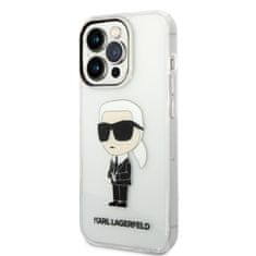 Karl Lagerfeld Kryt Karl Lagerfeld KLHCP14LHNIKTCT Apple iPhone 14 Pro transparent hardcase IML NFT Ikonik