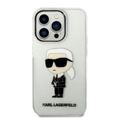 Karl Lagerfeld Kryt Karl Lagerfeld KLHCP14LHNIKTCT Apple iPhone 14 Pro transparent hardcase IML NFT Ikonik