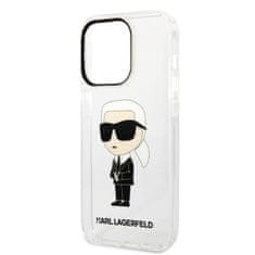 Karl Lagerfeld Kryt Karl Lagerfeld KLHCP14LHNIKTCT Apple iPhone 14 Pro transparent hardcase IML NFT Ikonik