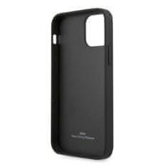 MobilPouzdra.cz Kryt BMW BMHCP12LRCDPK Apple iPhone 12 Pro Max black hardcase Leather Deboss