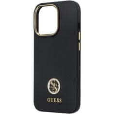 Guess Kryt Guess GUHCP13LM4DGPK Apple iPhone 13/13 Pro hardcase Silicone Logo Strass 4G black