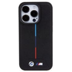 MobilPouzdra.cz Kryt BMW BMHMP15L22PVTK Apple iPhone 15 Pro hardcase Quilted Tricolor MagSafe black