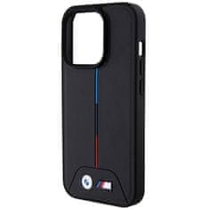 MobilPouzdra.cz Kryt BMW BMHMP15L22PVTK Apple iPhone 15 Pro hardcase Quilted Tricolor MagSafe black