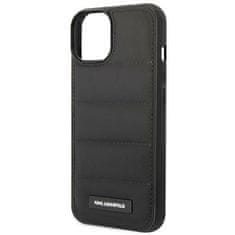 Karl Lagerfeld Kryt Karl Lagerfeld KLHCP14MPSQAK Apple iPhone 14 Plus / 15 Plus hardcase black Puffy Elongated Logo