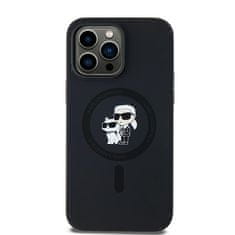 Karl Lagerfeld Kryt Karl Lagerfeld KLHMP14LSCMKCRHK Apple iPhone 14 Pro hardcase Silicone Karl & Choupette MagSafe black