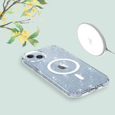 MobilPouzdra.cz Kryt Tech-Protect Flexair Hybrid MagSafe Apple iPhone 15 Pro Glitter Clear