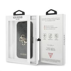 Guess Kryt Guess GUBKP13L4GMGGR Apple iPhone 13 Pro grey book 4G Big Metal Logo