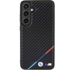 MobilPouzdra.cz Kryt BMW BMHMS24S23PUDTK Samsung Galaxy S24 hardcase Carbon Tricolor Line MagSafe black