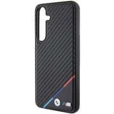 MobilPouzdra.cz Kryt BMW BMHMS24S23PUDTK Samsung Galaxy S24 hardcase Carbon Tricolor Line MagSafe black