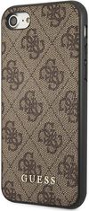 Guess Kryt Guess GUHCI8G4GFBR Apple iPhone SE 2022/2020/8/7 brown hard case 4G Metal Gold Logo