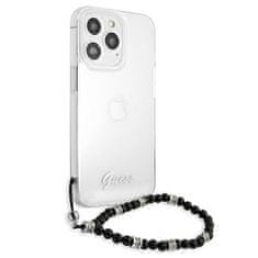 Guess Kryt Guess GUHCP13LKPSBK Apple iPhone 13 Pro Transparent hardcase Black Pearl