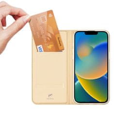 MobilPouzdra.cz Knížkové pouzdro Dux Ducis Skin Pro Apple iPhone 14 Plus / 15 Plus gold