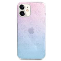 Guess Kryt Guess GUHCP12S3D4GGBP Apple iPhone 12 mini blue&pink hardcase 4G 3D Pattern Collection