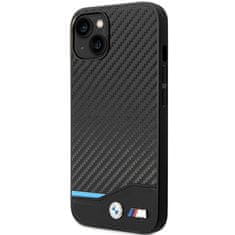 MobilPouzdra.cz Kryt BMW BMHCP13M22NBCK Apple iPhone 13 black Leather Carbon