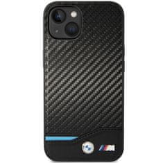 MobilPouzdra.cz Kryt BMW BMHCP13M22NBCK Apple iPhone 13 black Leather Carbon