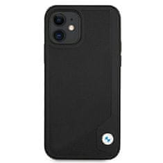 MobilPouzdra.cz Kryt BMW BMHCP12SRCDPK Apple iPhone 12 mini black hardcase Leather Deboss