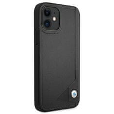 MobilPouzdra.cz Kryt BMW BMHCP12SRCDPK Apple iPhone 12 mini black hardcase Leather Deboss