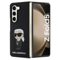 Karl Lagerfeld Kryt Karl Lagerfeld KLHCZFD5SNIKBCK Samsung Galaxy Z Fold5 hardcase Silicone Ikonik black