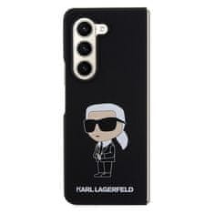 Karl Lagerfeld Kryt Karl Lagerfeld KLHCZFD5SNIKBCK Samsung Galaxy Z Fold5 hardcase Silicone Ikonik black