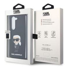 Karl Lagerfeld Kryt Karl Lagerfeld KLHCZFD5SNIKBCK Samsung Galaxy Z Fold5 hardcase Silicone Ikonik black