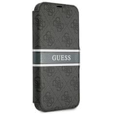 Guess Kryt Guess GUBKP13S4GDGR Apple iPhone 13 mini grey book 4G Stripe