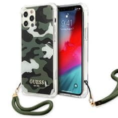 Guess Kryt Guess GUHCP12LKSARKA Apple iPhone 12 Pro Max khaki hardcase Camo Collection