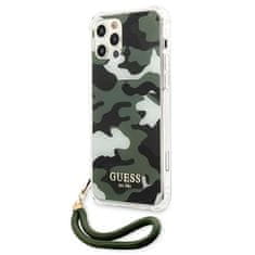 Guess Kryt Guess GUHCP12LKSARKA Apple iPhone 12 Pro Max khaki hardcase Camo Collection