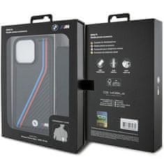 MobilPouzdra.cz Kryt BMW BMHCP15X23PSVTK Apple iPhone 15 Pro Max hardcase M Edition Carbon Tricolor Lines & Strap black