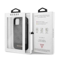 Guess Kryt Guess GUHCN61G4GLGR iPhone 11 grey hard case 4G Stripe Collection