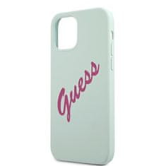 Guess Kryt Guess GUHCP12LLSVSBF Apple iPhone 12 Pro Max blue fuschia hardcase Silicone Vintage